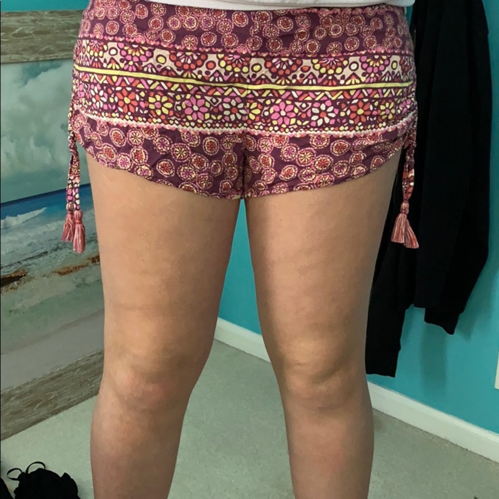 colorful pattern shorts